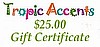 $25.00 Gift Certificate